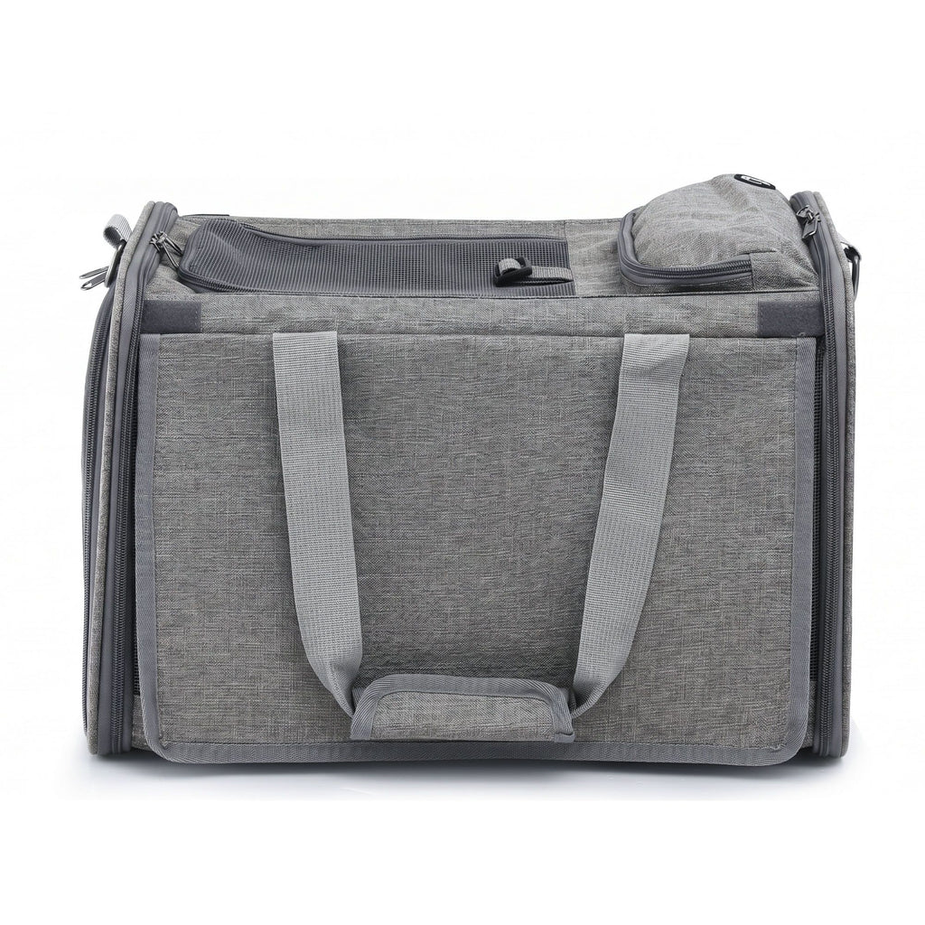 i.Pet Pet Carrier Backpack, Grey, 7.5 kg, on a white background