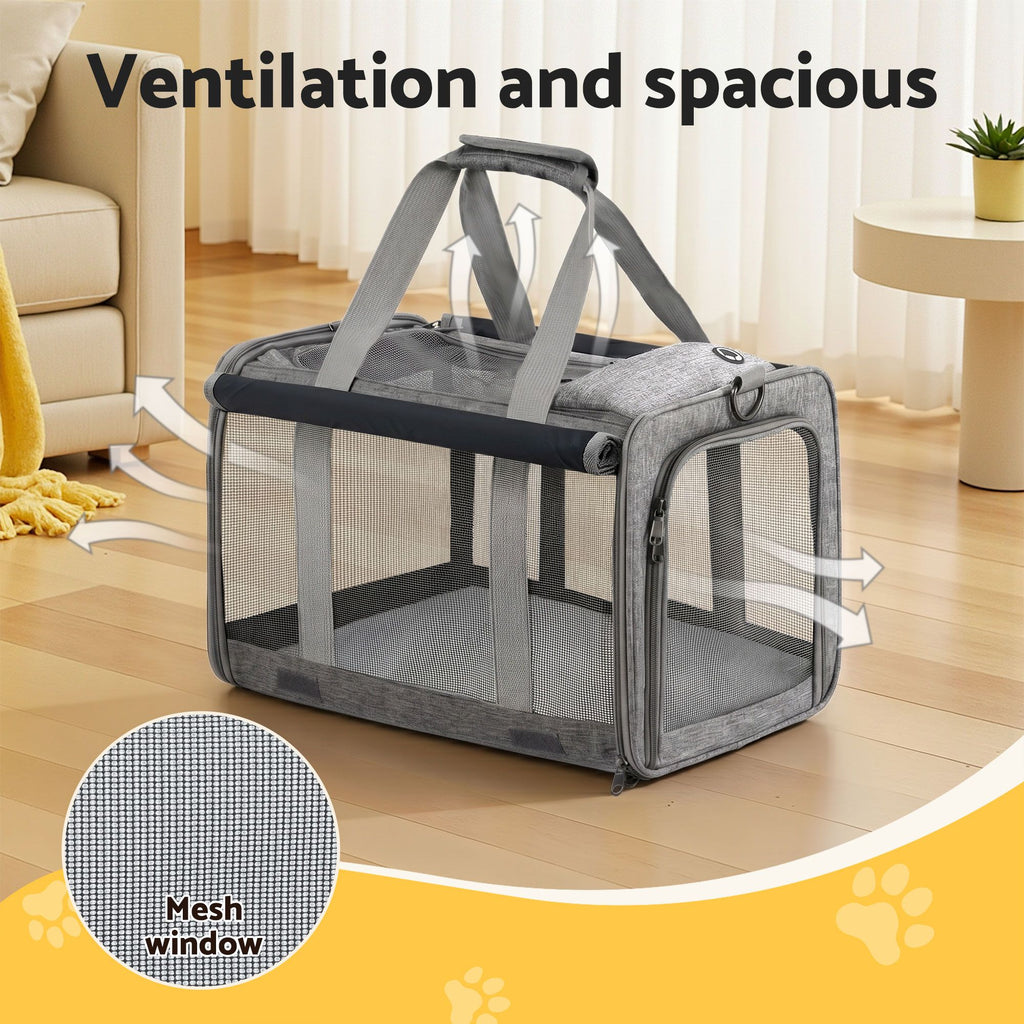 i.Pet Pet Carrier Backpack, Grey, 7.5 kg, photo 4 of 6