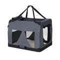 i.Pet Carrier Soft Crate Dog Cat Travel 60x42CM Portable Foldable Car