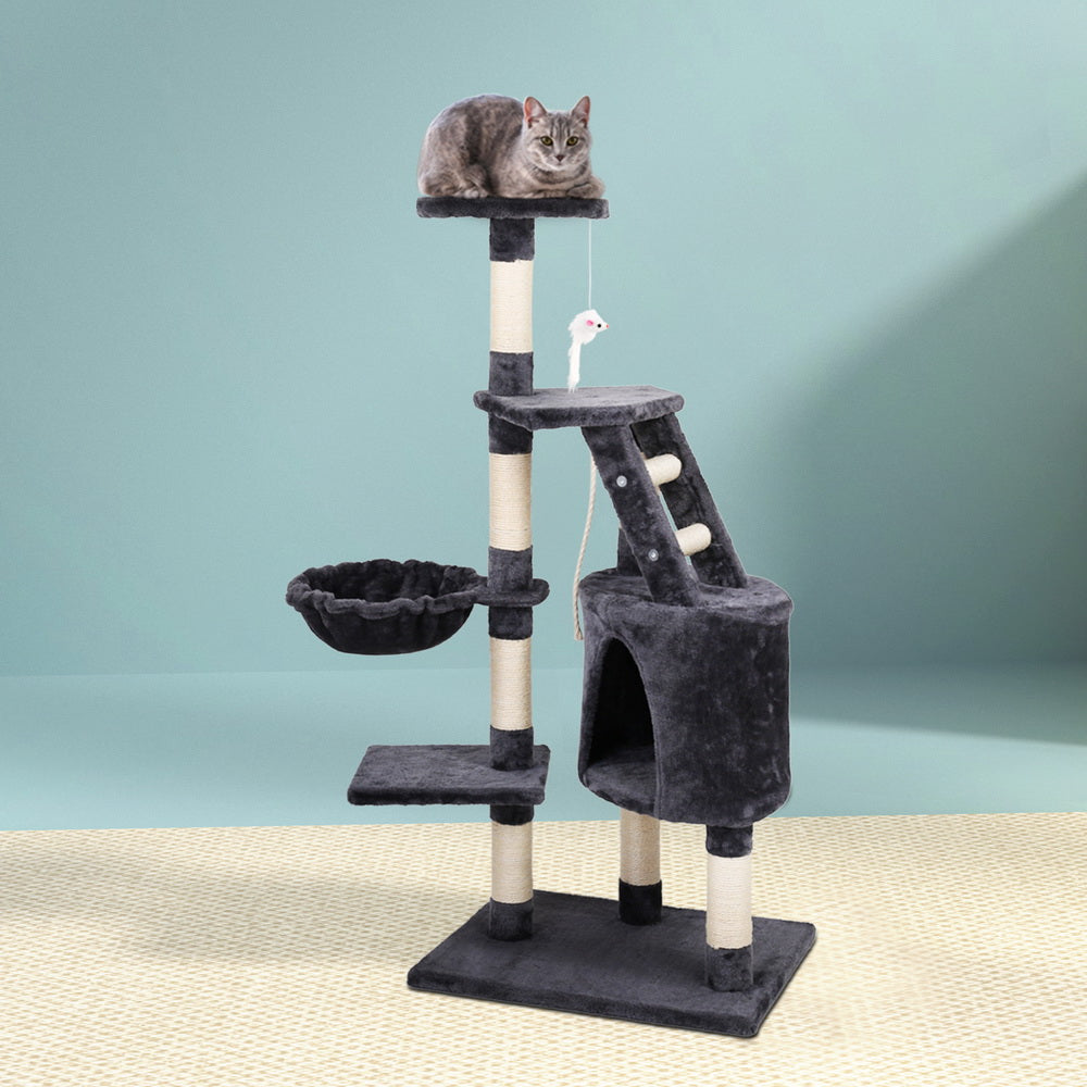 i.Pet Cat Tree 120cm Tower Scratching Post Scratcher Wood Condo House