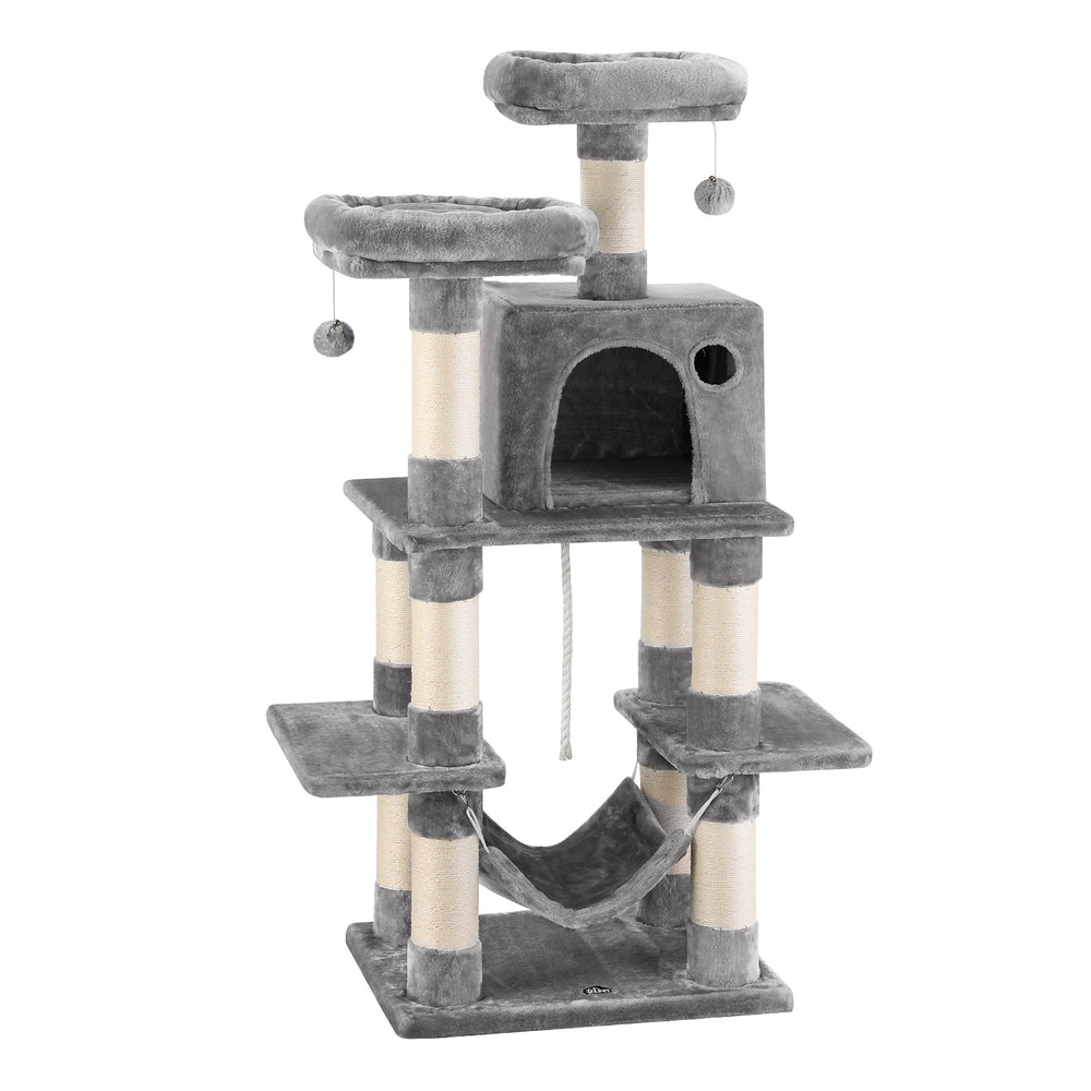 i.Pet Cat Tree 145cm Tower Scratching Post Trees Scratcher Condo