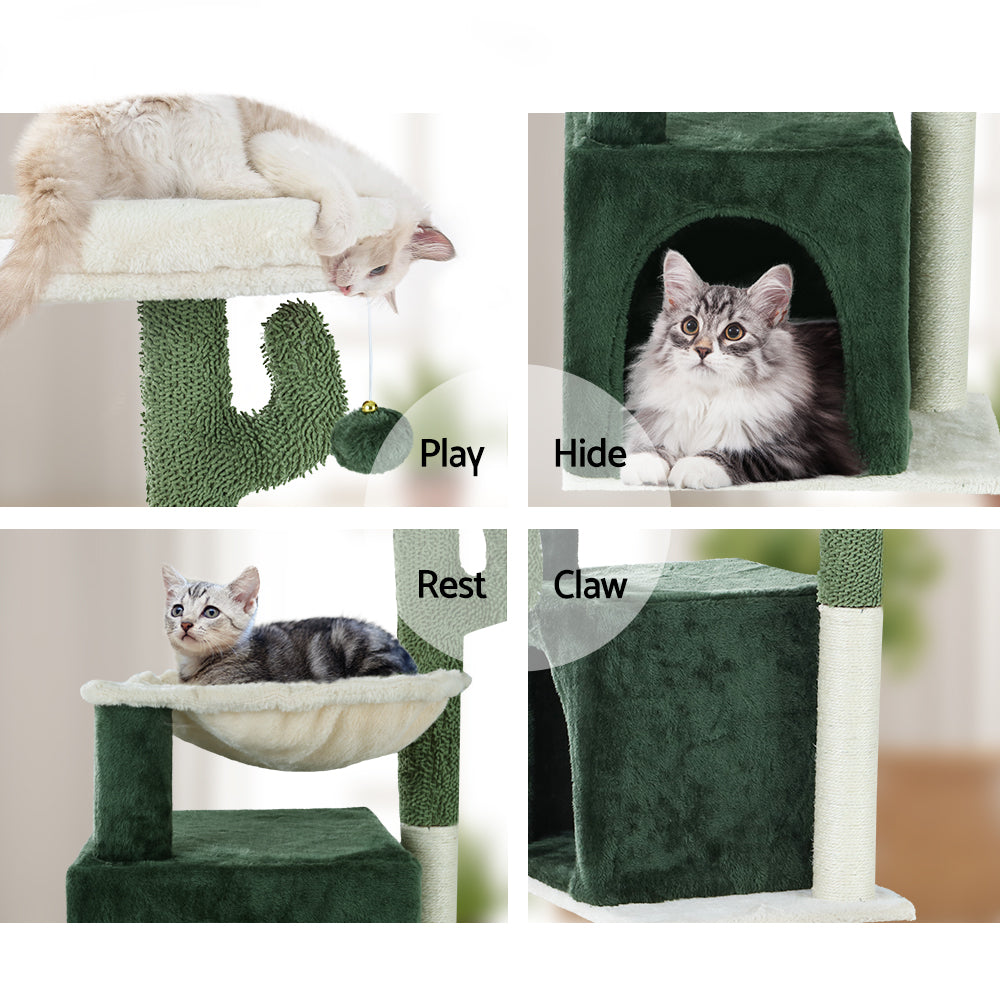 i.Pet Cat Tree 78cm Scratching Post Tower Scratcher Wood Condo House