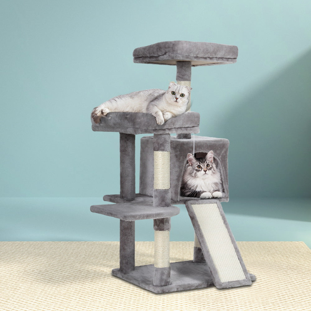 i.Pet Cat Tree 103cm Tower Scratching Post Scratcher Wood Condo House