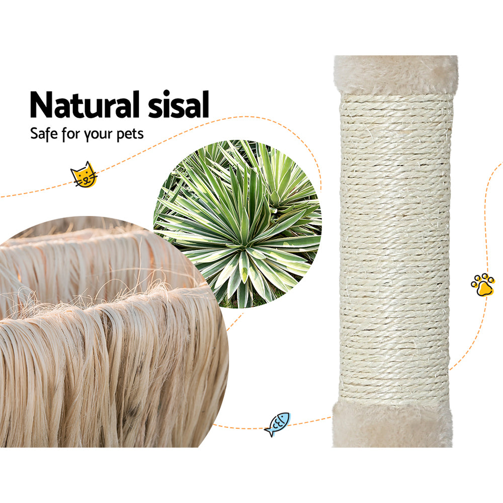 i.Pet Cat Tree 69cm Scratching Post Tower Scratcher Wood Condo Toys