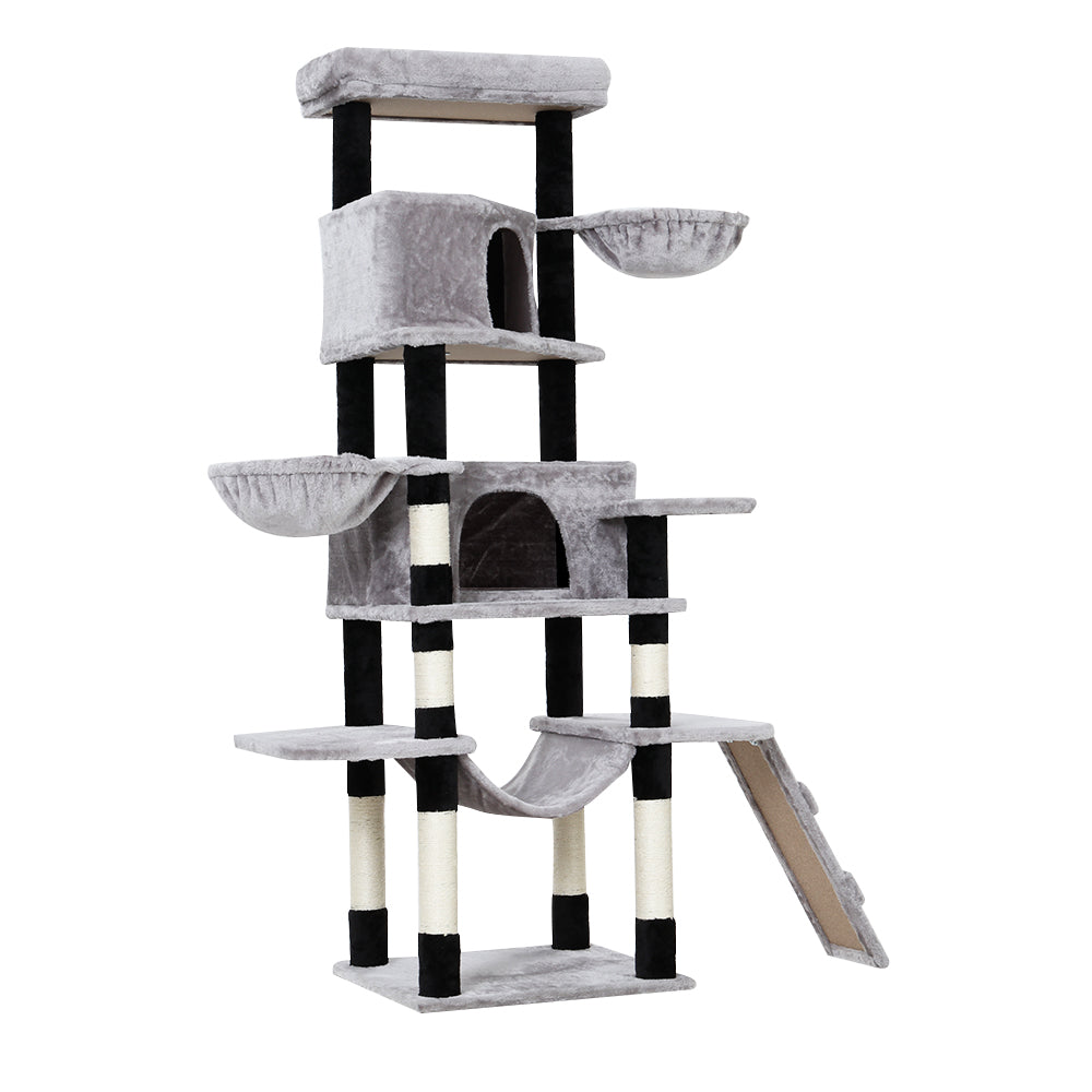 i.Pet Cat Tree 161cm Tower Scratching Post Scratcher Wood Condo House