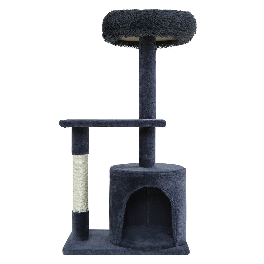 i.Pet Cat Tree 94cm Scratching Post Tower Scratcher Condo House Wood