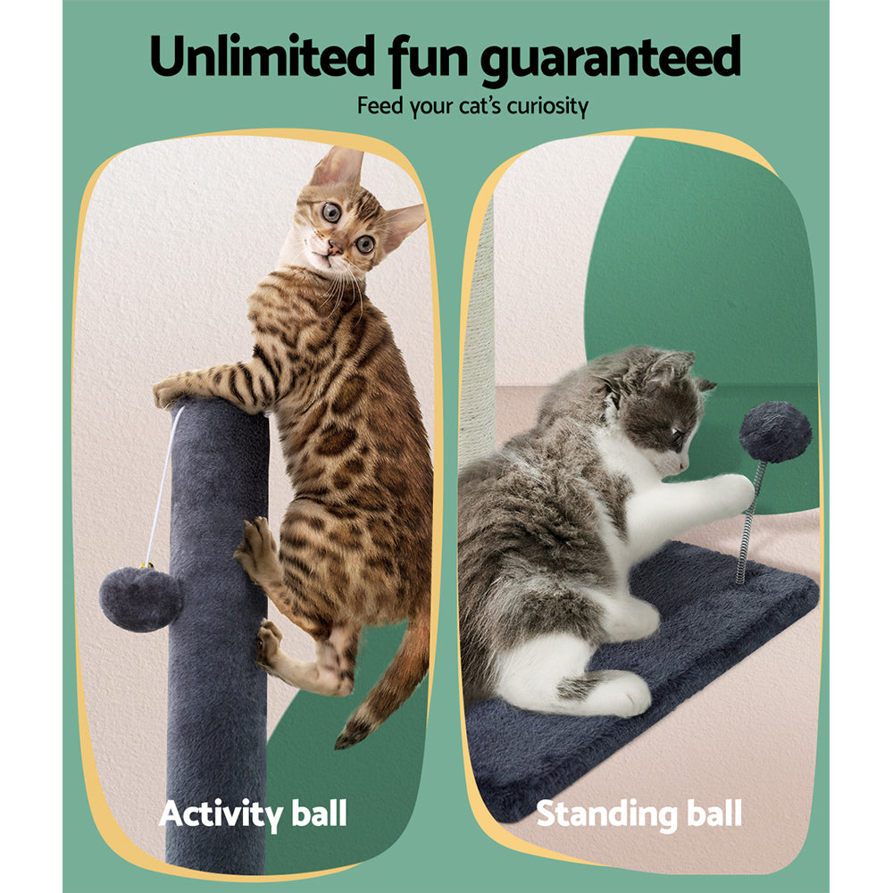 i.Pet Cat Tree 105cm Scratching Post Scratcher Tower Condo House
