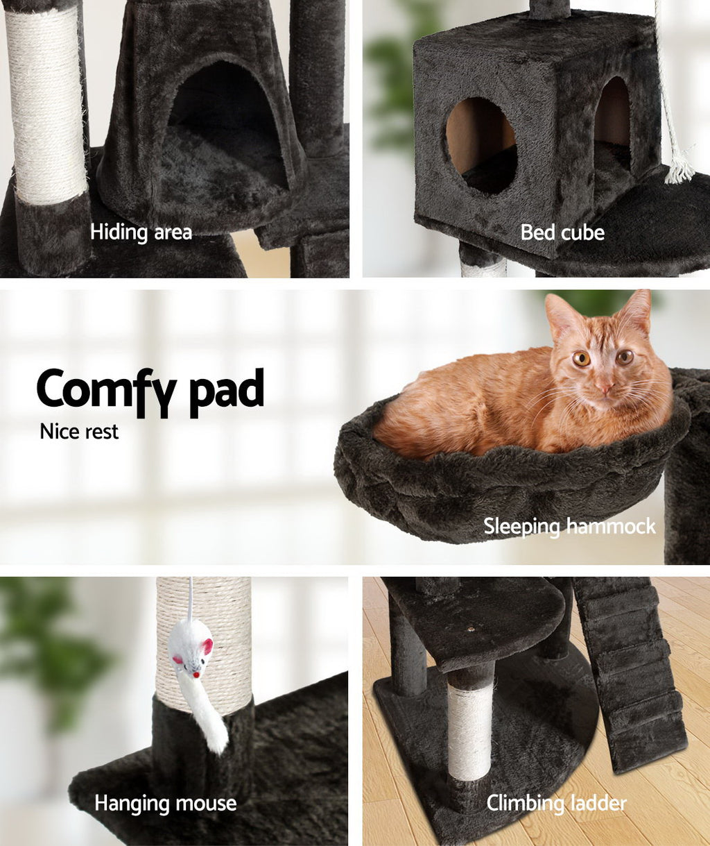 i.Pet Cat Tree 193cm Tower Scratching Post Scratcher Condo House