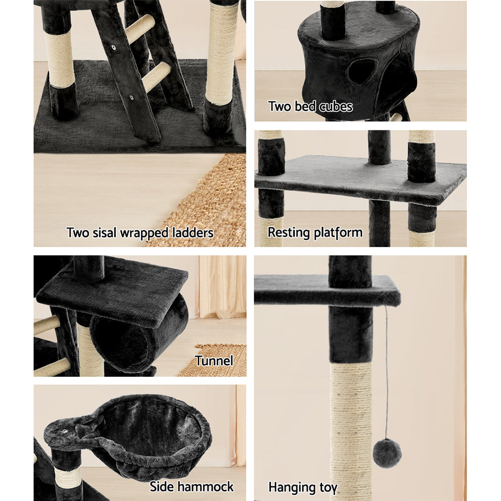 i.Pet Cat Tree 260cm Tower Scratching Post Scratcher Condo House