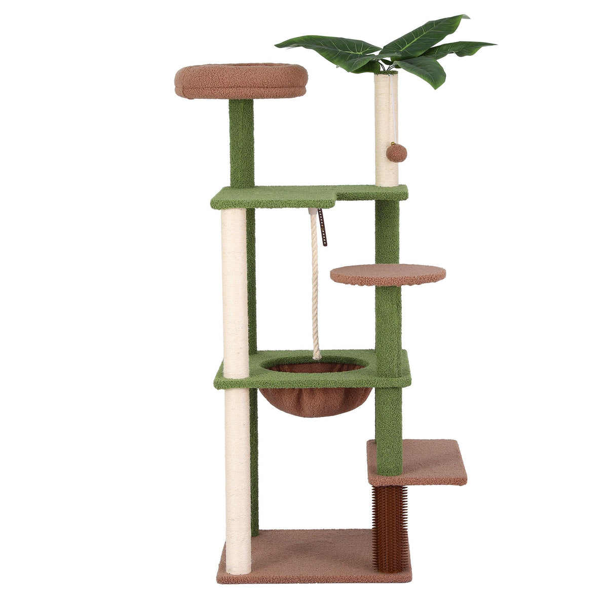 i.Pet Cat Tree Tower 152cm Jungle Multi-Level Scratching Post Leafy