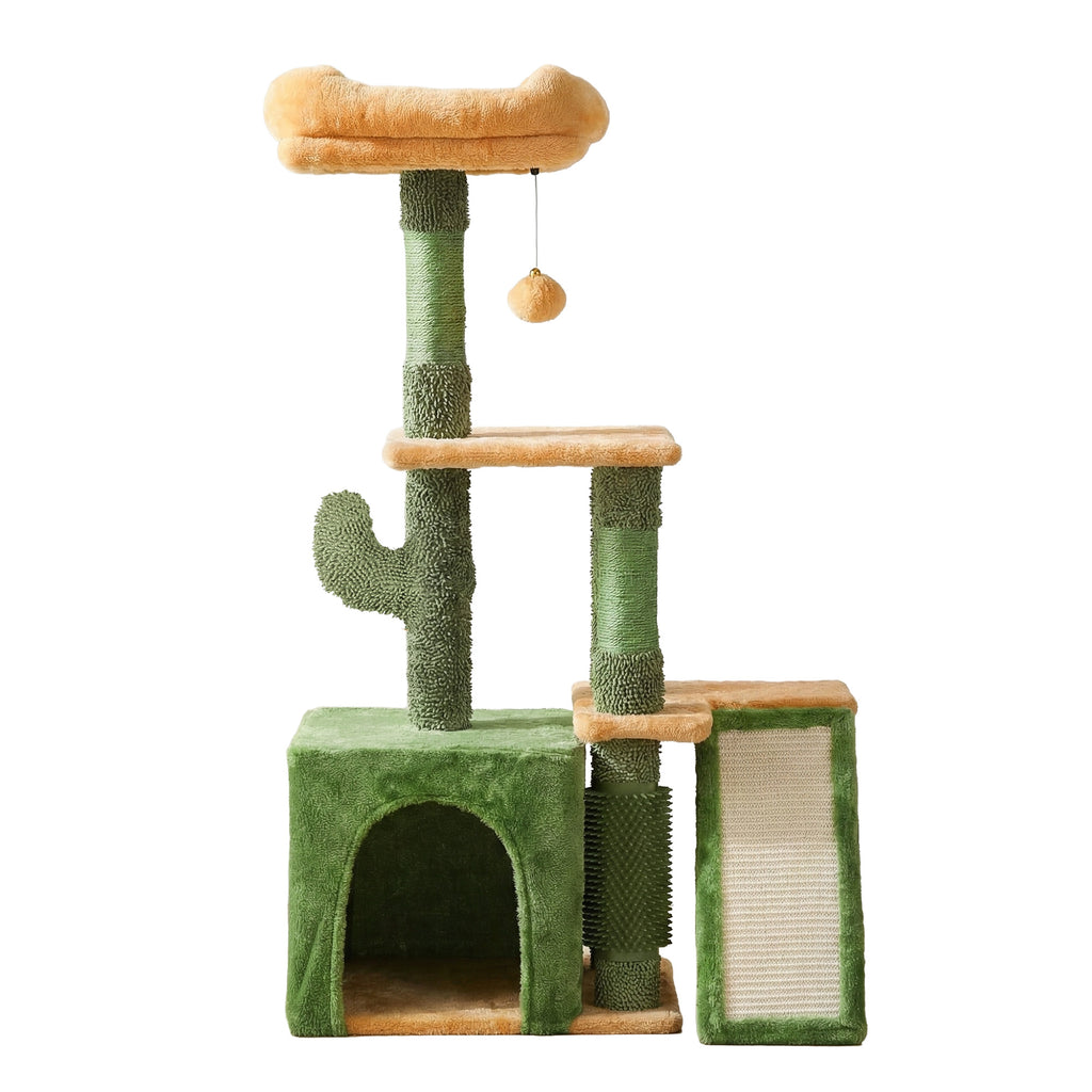 i.Pet Cat Tree, 101 cm, Green, 80 kg Capacity, photo 3 of 6