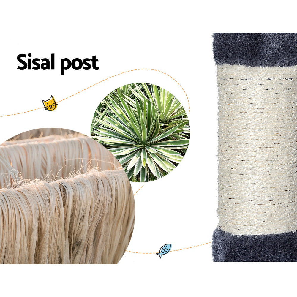 i.Pet Cat Tree Tower Scratching Post Scratcher 138cm Trees Condo