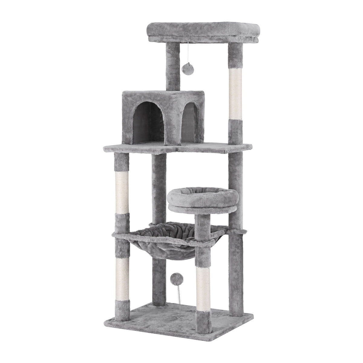 i.Pet Cat Tree 143cm Tower Scratching Post Trees Scratcher Condo
