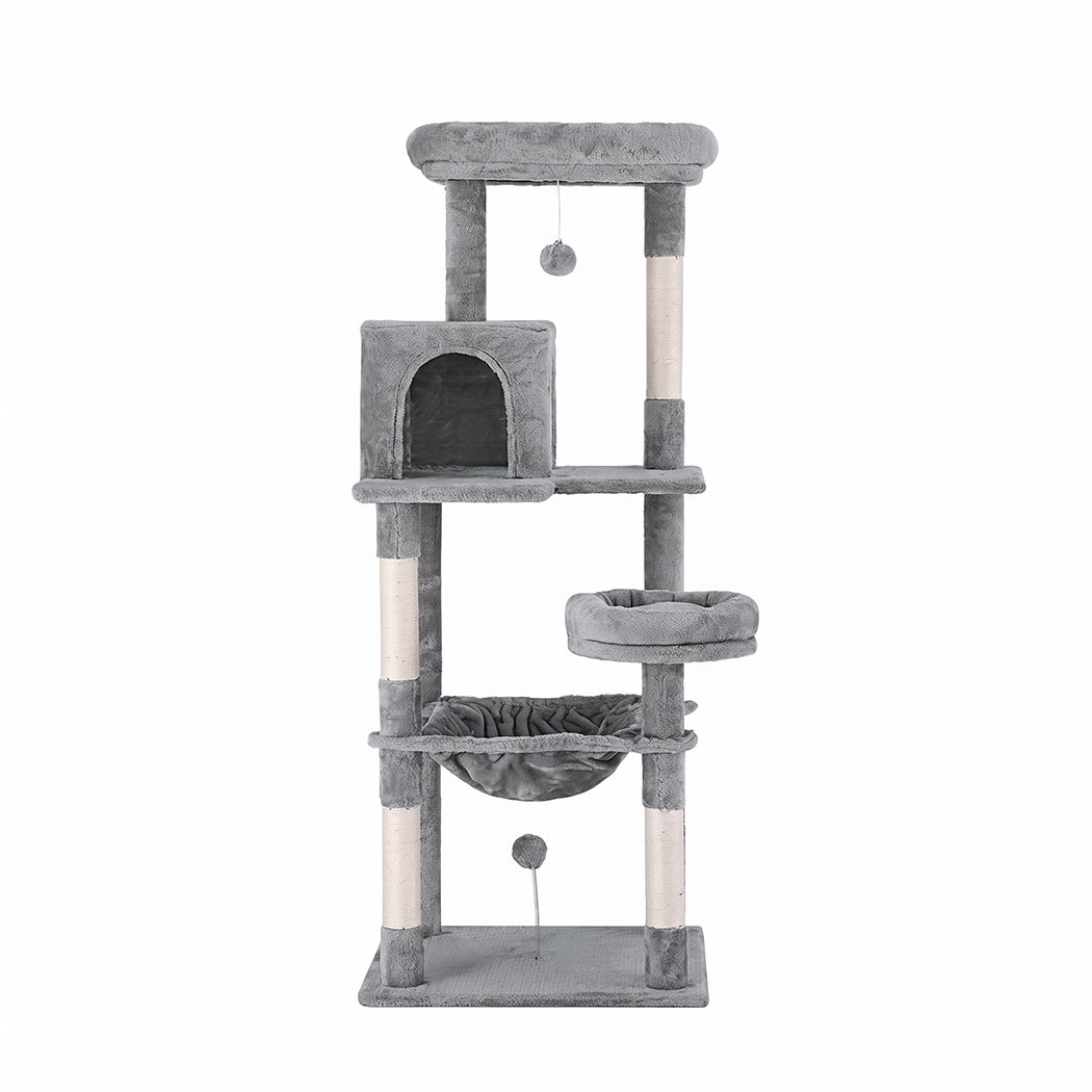 i.Pet Cat Tree 143cm Tower Scratching Post Trees Scratcher Condo