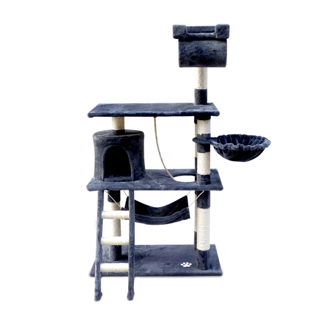 i.Pet Cat Tree 141cm Tower Scratching Post Scratcher Condo Wood House