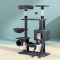 i.Pet Cat Tree 144cm Tower Scratching Post Scratcher Wood Condo Toys