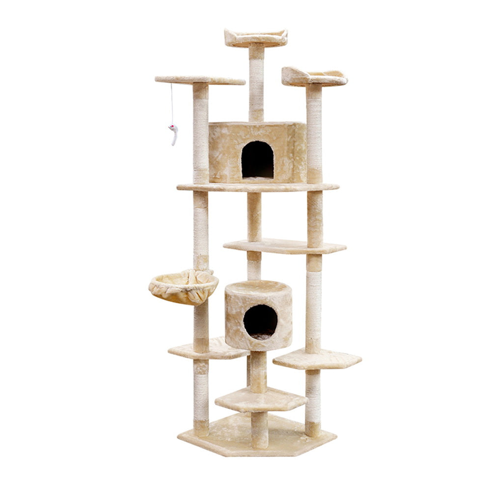 i.Pet Cat Tree 203cm Tower Scratching Post Scratcher Condo Trees