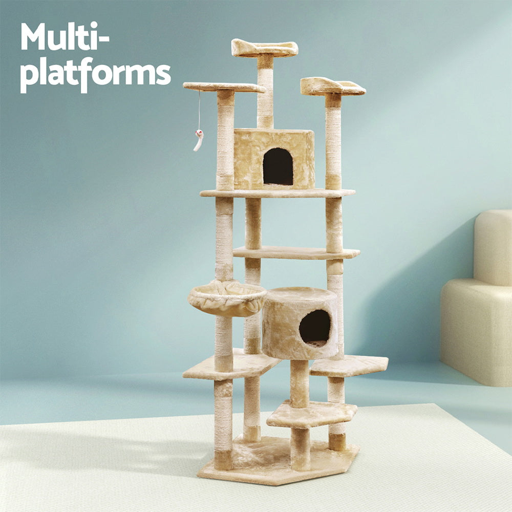 i.Pet Cat Tree 203cm Tower Scratching Post Scratcher Condo Trees