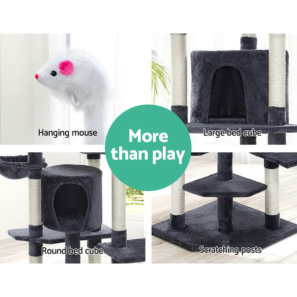 i.Pet Cat Tree 203cm Tower Scratching Post Scratcher Condo Trees