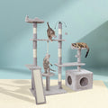 i.Pet Cat Tree 135cm Tower Scratching Post Scratcher Wood Condo House