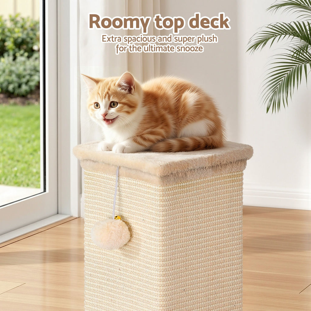 i.Pet Cat Tree 89cm Scratching Post Tower Scratcher Wood Condo Bed