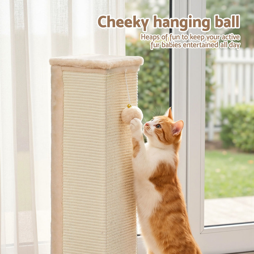 i.Pet Cat Tree 89cm Scratching Post Tower Scratcher Wood Condo Bed