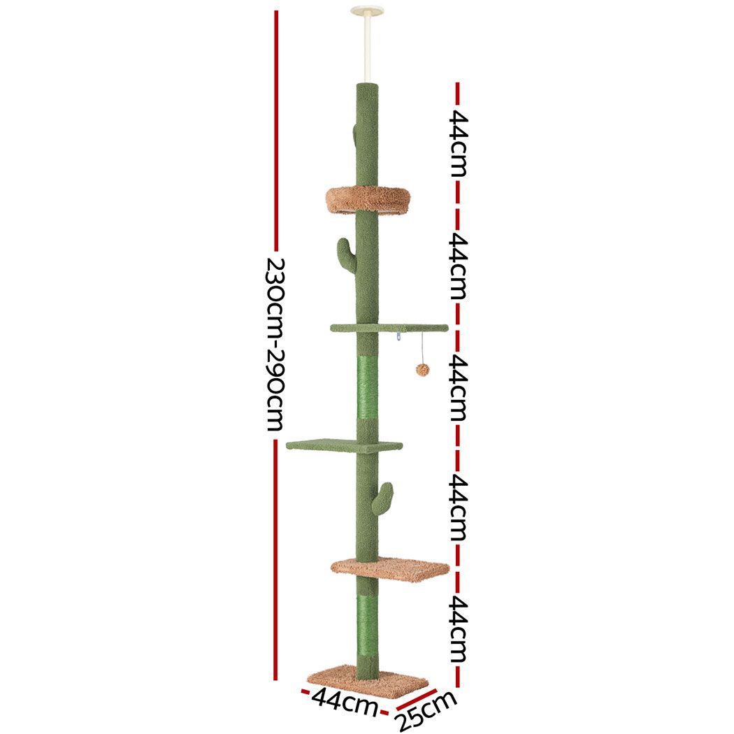 i.Pet Cat Tree Tower Scratching Post Scratcher Floor to Ceiling Cats
