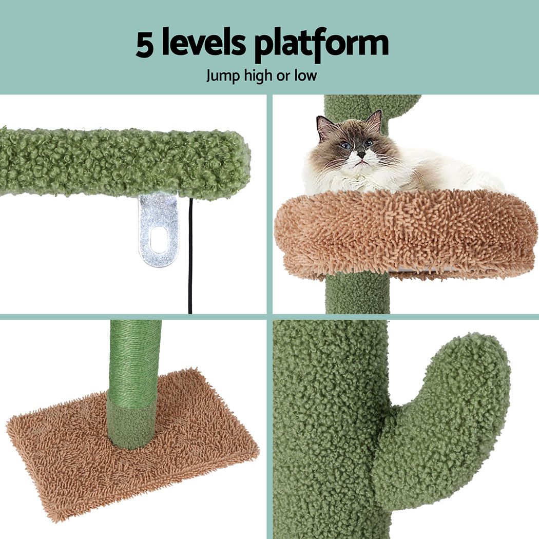 i.Pet Cat Tree Tower Scratching Post Scratcher Floor to Ceiling Cats