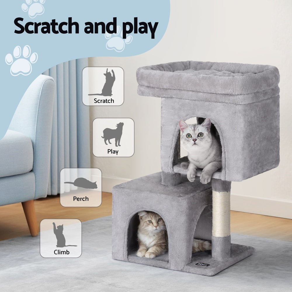 i.Pet Cat Tree 67cm Tower Scratching Post Trees Scratcher Condo House