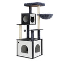 i.Pet Cat Tree Tower Scratching Post Scratcher 144cm Wood Bed Condo