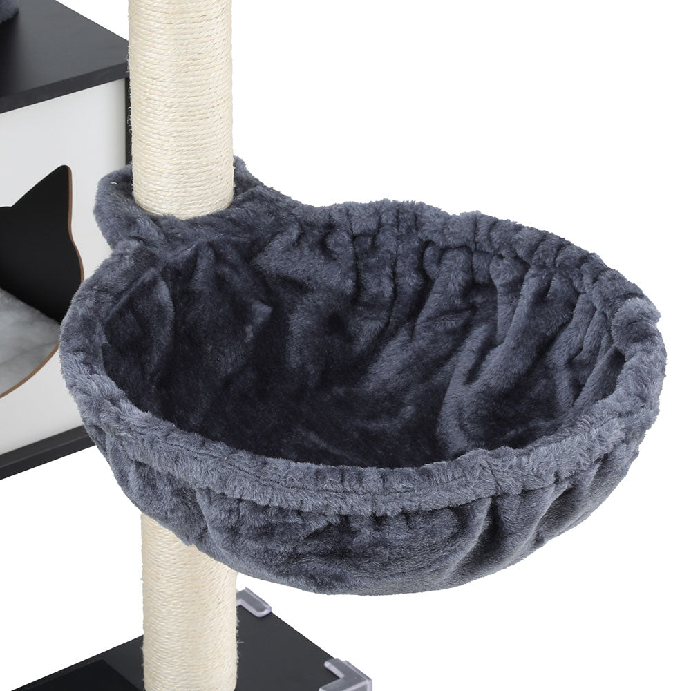 i.Pet Cat Tree Tower Scratching Post Scratcher 144cm Wood Bed Condo