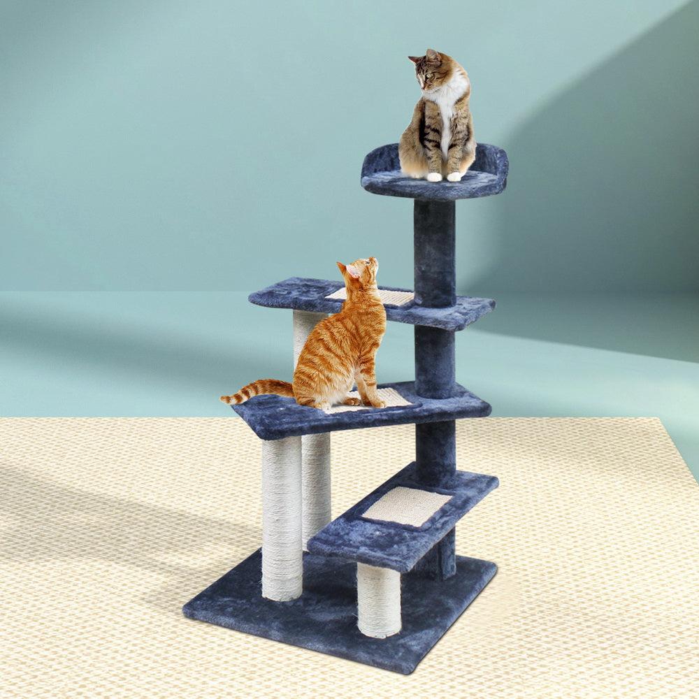 i.Pet Cat Tree 100cm Scratching Post Scratcher Tower Wood Condo House