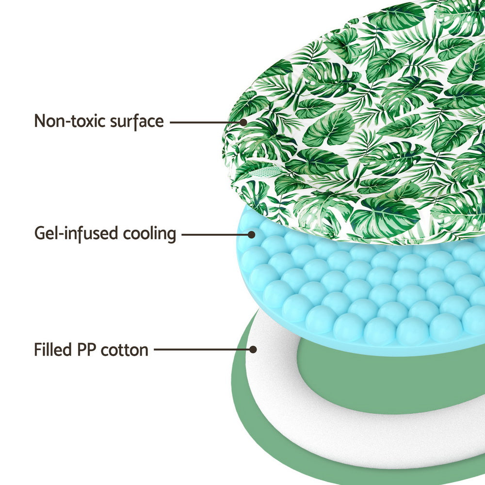 i.Pet Cooling Mat Gel Dog Cat Self-cool Puppy Large Round Bed Summer