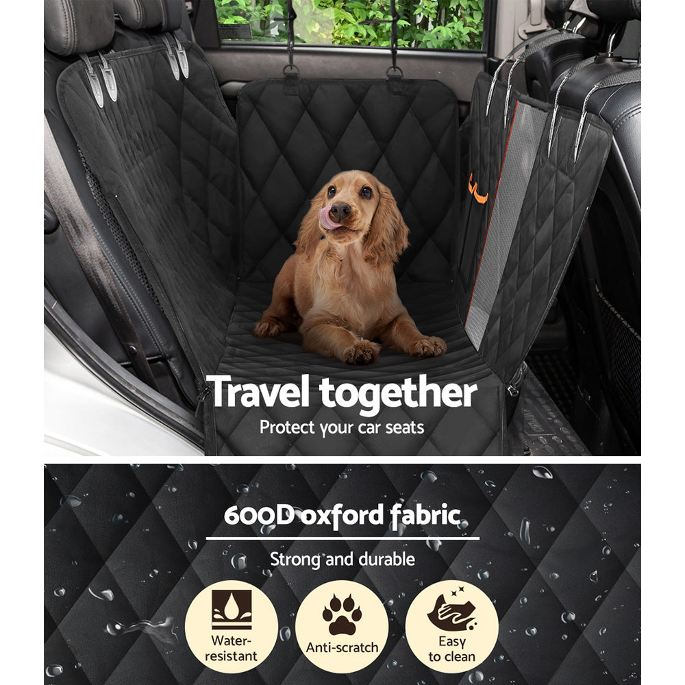 i.Pet Car Seat Cover Dog Protector Hammock Back Waterproof Belt Non Slip Mat