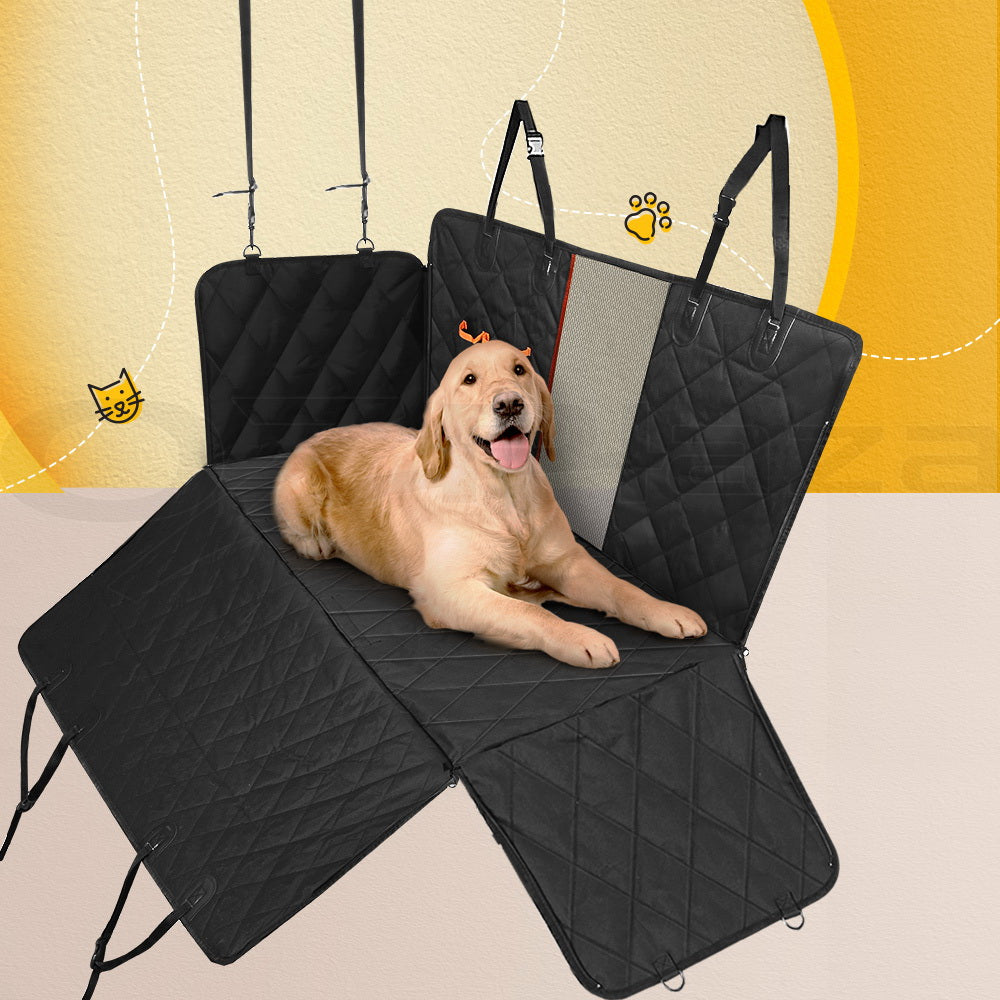 i.Pet Car Seat Cover Dog Protector Hammock Back Waterproof Belt Non Slip Mat