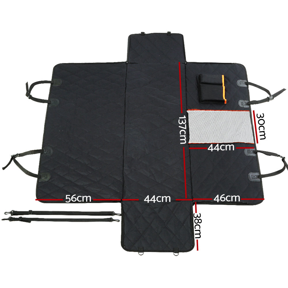 i.Pet Car Seat Cover Dog Hammock Protector Back Waterproof Belt Non Slip Mat