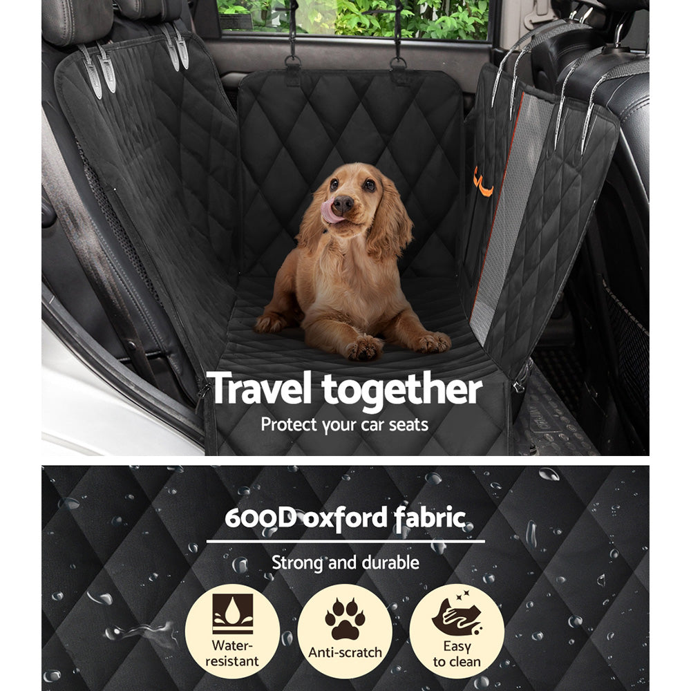 i.Pet Car Seat Cover Dog Hammock Protector Back Waterproof Belt Non Slip Mat