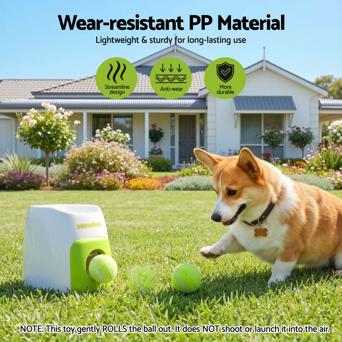 i.Pet 2-in-1 Interactive Dog Treat Dispenser Toy