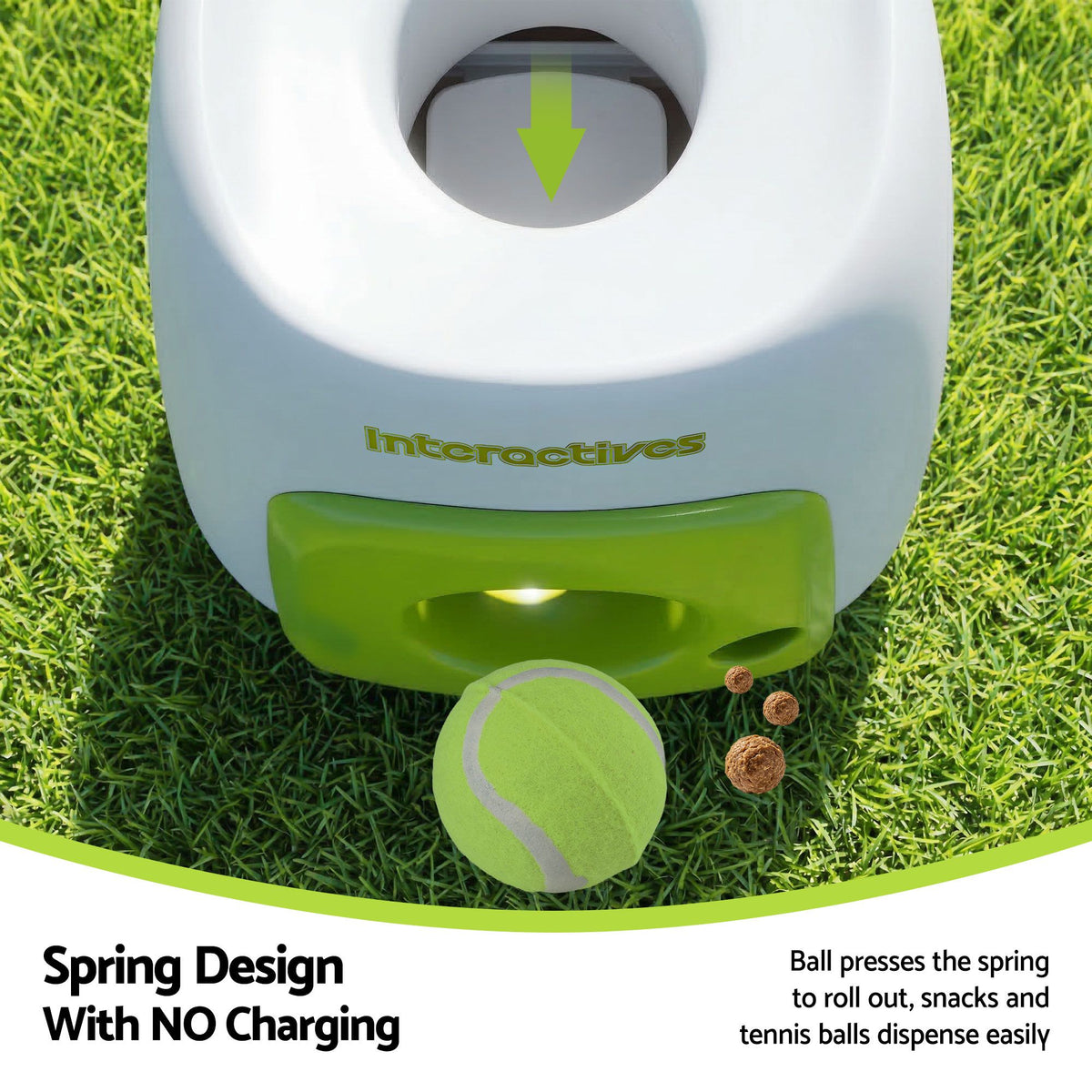 i.Pet 2-in-1 Interactive Dog Treat Dispenser Toy