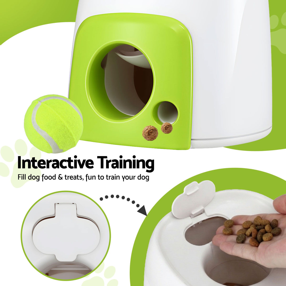 i.Pet 2-in-1 Interactive Dog Treat Dispenser Toy