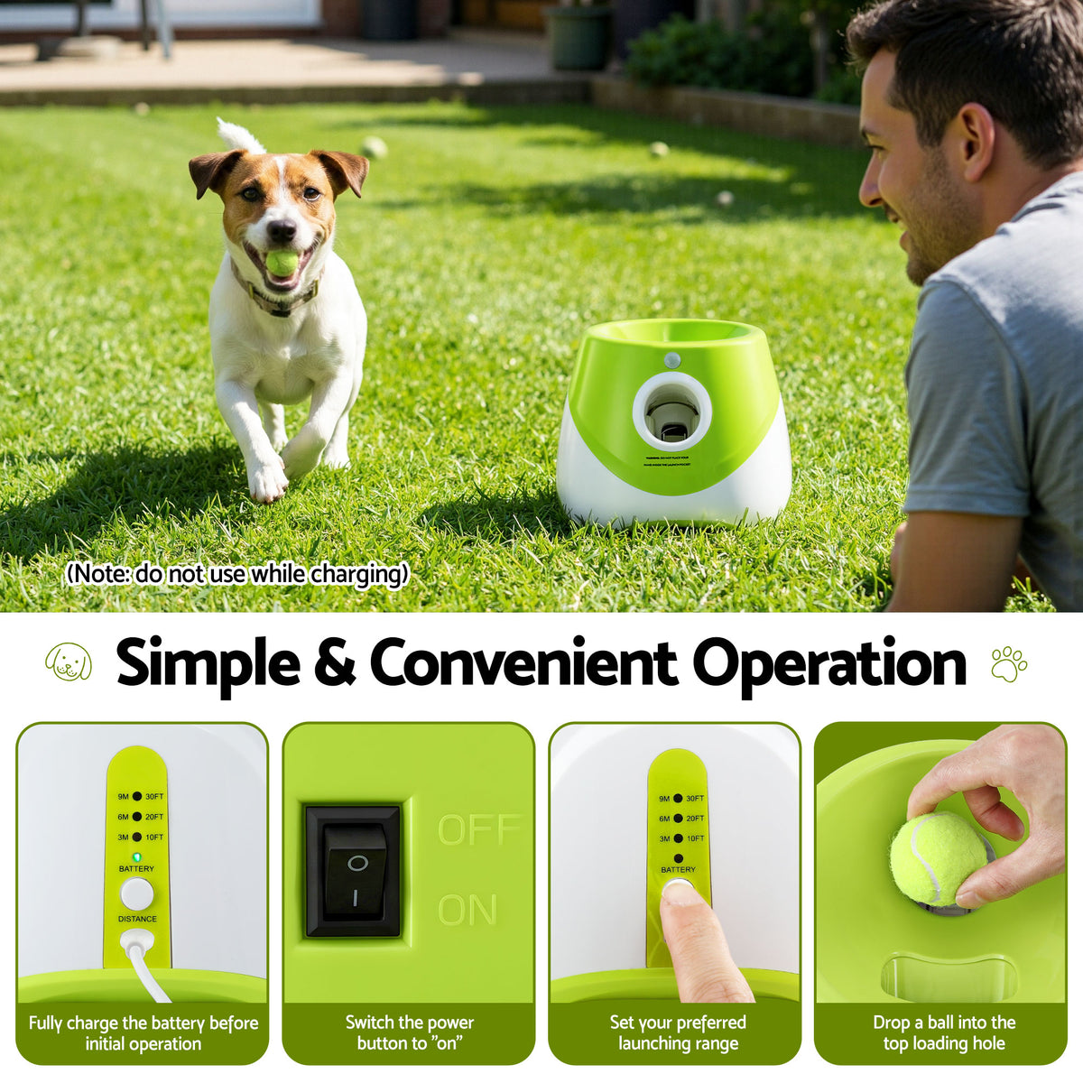 i.Pet Dog Ball Launcher Thrower