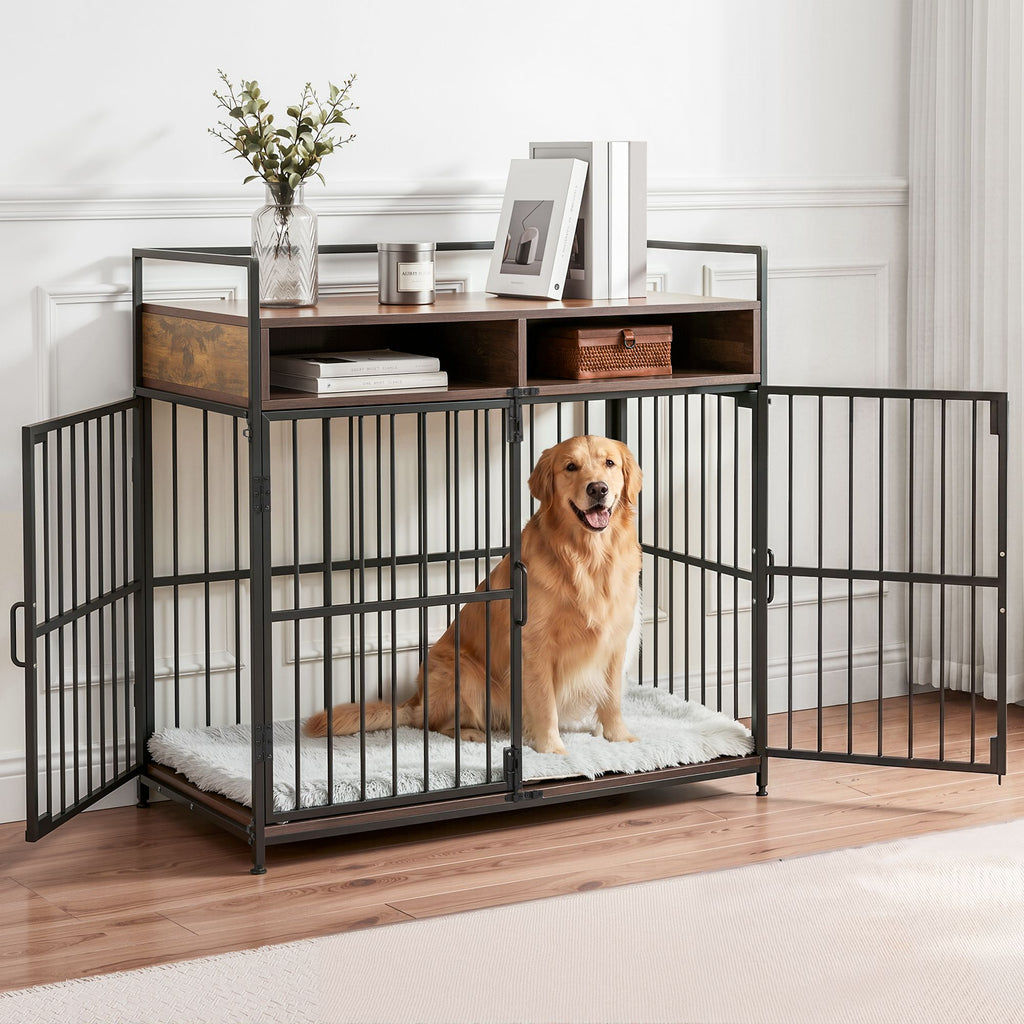 i.Pet 2-in-1 Wooden Dog Crate 104cm Pet Cage Furniture End Table