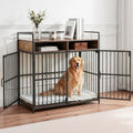 i.Pet 2-in-1 Wooden Dog Crate 104cm Pet Cage Furniture End Table