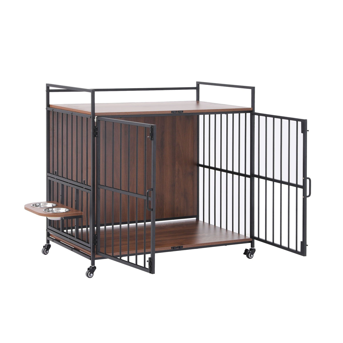 i.Pet 2-in-1 Wooden Dog Crate 99cm Pet Cage Furniture End Table