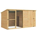 i.Pet Dog Kennel Extra Large 2.28M Wooden House Bed Outdoor Pet Puppy