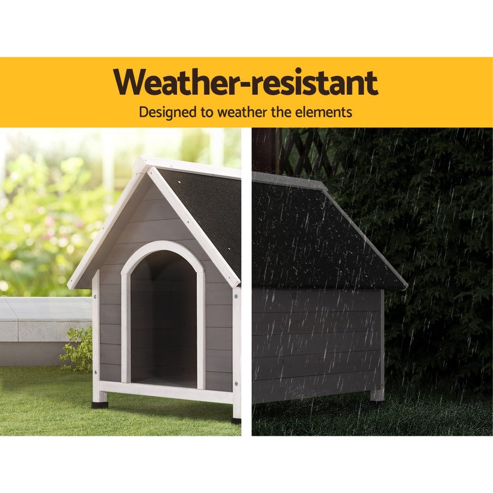 i.Pet Dog Kennel Wooden Large Outdoor House Indoor Puppy Pet Cabin