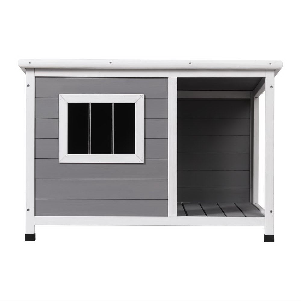 i.Pet Dog Kennel House Large Wooden Outdoor Pet Kennels Indoor Puppy