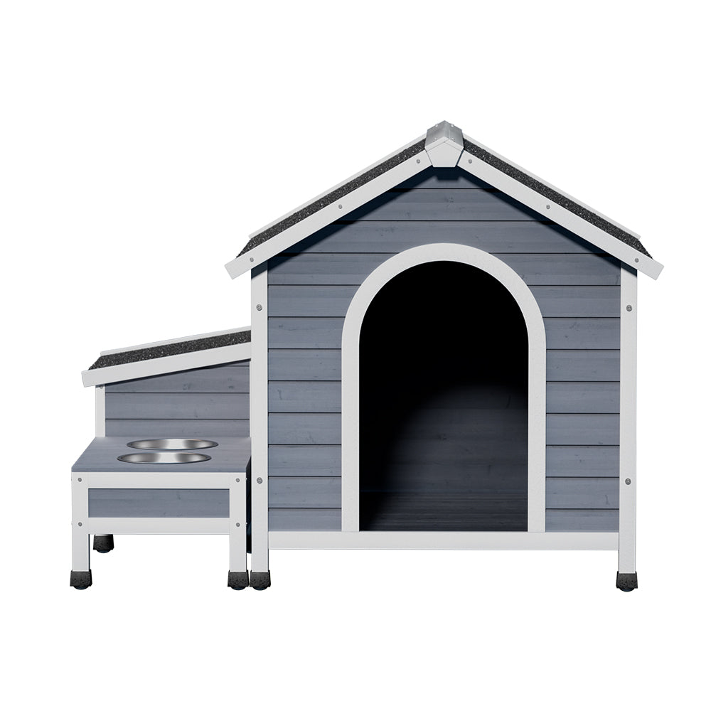 i.Pet Dog Kennel House Large Wooden Outdoor Pet Kennels Indoor Puppy
