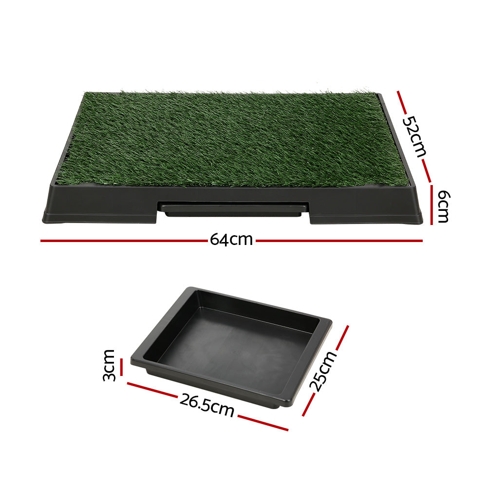 i.Pet Training Pad Dog Potty Toilet Large Loo Portable With Tray Grass Mat