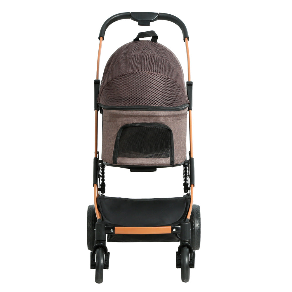 i.Pet Stroller Dog Pram Large Cat Carrier Travel Foldable 4 Wheels